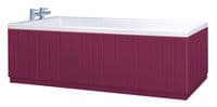 Custom Made High Gloss Burgundy Bath Panel all Styles