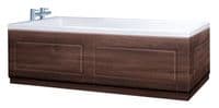 Custom Made Matt Walnut Bath Panel All Styles