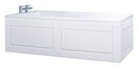 Custom Made White Ash Bath Panel all Styles