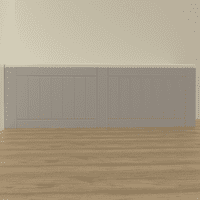 Farmhouse Shaker Light Grey Matt 1 Piece adjustable Bath Panels