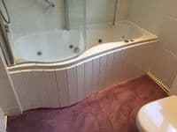 Flexible Bath Panel ideal for P / B Shaped Shower Baths any colour / finish TRADE PACK