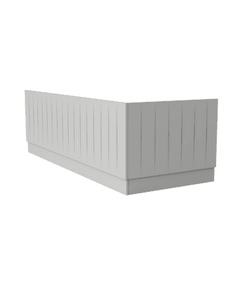 Fluted Bath Panels