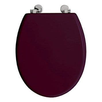 Gloss Burgundy Toilet Seat