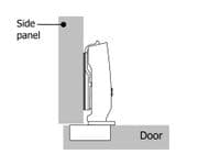 Hettich Soft close Door Hinge Pair.