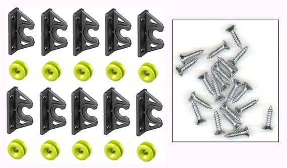 Hidden Bath Panel Easy Fit and Removal Complete Kit inc Marine Grade Screws