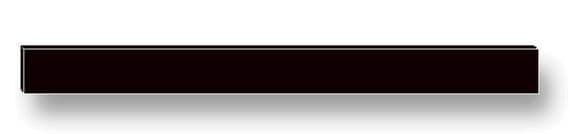 High Gloss Black Bath Panel Plinth Only
