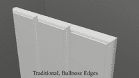 High Gloss Coffee  MDF Flexible Bath Panel ideal for Corner bath and Offset Baths
