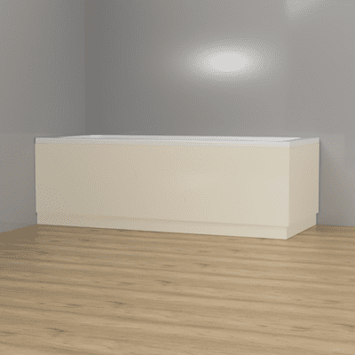 High Gloss Cream Bath Panels