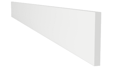 High Gloss White Bath Panel Plinth Only