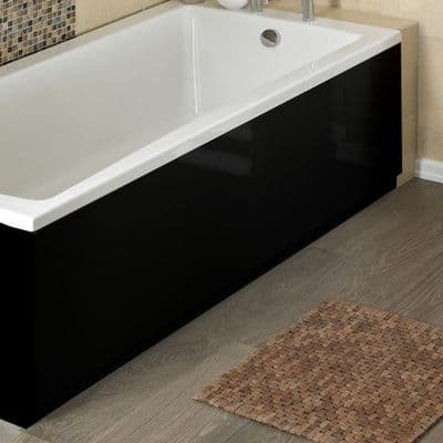 Hudson Reed Black 2 Piece adjustable Bath Panels