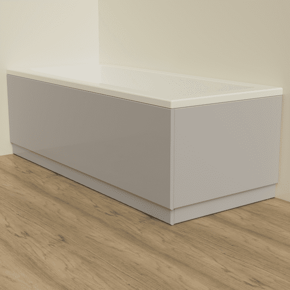 Light Grey Matt 2 Piece adjustable Bath Panels