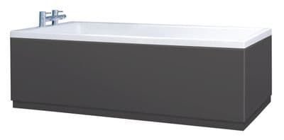 Low Level Anthracite Bath Panels with Plinths