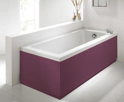 Luxury Burgundy 2 Peice Adjustable Bath Panel Set