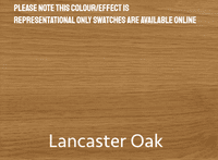 Luxury lancaster Oak MDF Flexible Bath Panel ideal for Corner bath and Offset Baths