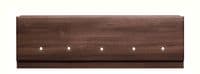 Luxury LED Illuminated Matt Walnut 2 Piece adjustable Bath Panels