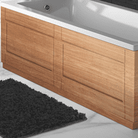 Luxury Shaker Style Pippy Oak 2 Piece adjustable Bath Panels