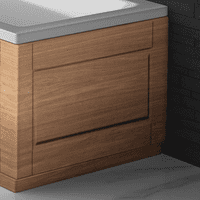 Luxury Shaker Style Pippy Oak 2 Piece adjustable Bath Panels