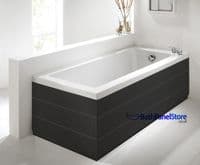 Matt Black Extra Height Bath Panels