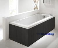Matt Black Extra Height Bath Panels