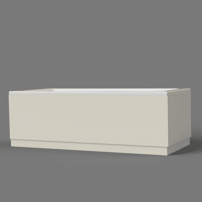 Matt Cream Bath Panels