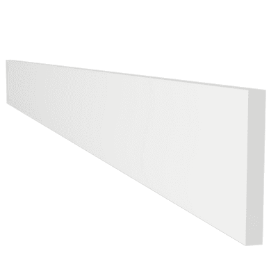 Matt White Bath Panel Plinth Only