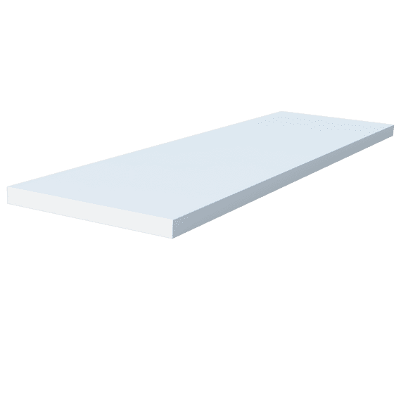 Matt White Shelves
