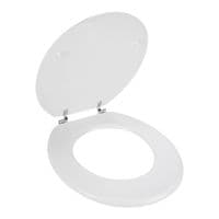 Matt White Toilet Seat