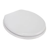Matt White Toilet Seat