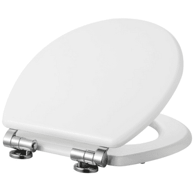 Matt White Toilet Seat