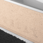 MDF Paintable Engraved 2 Piece adjustable Bath Panels