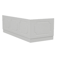 Milton High Gloss White 2 Piece adjustable Bath Panels
