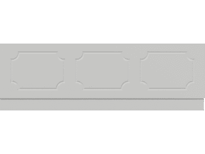 Milton High Gloss White 2 Piece adjustable Bath Panels