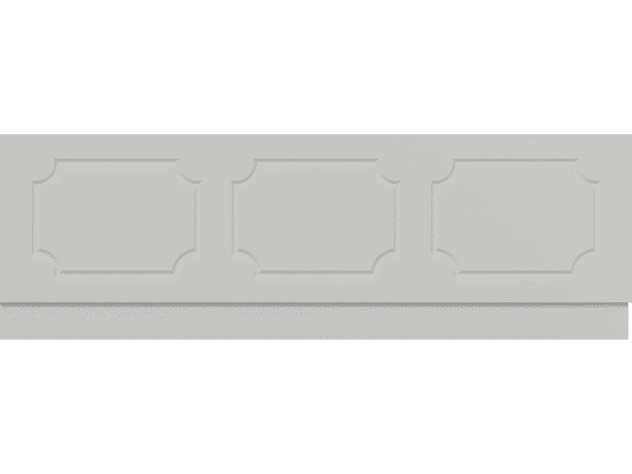 Milton High Gloss White 2 Piece adjustable Bath Panels
