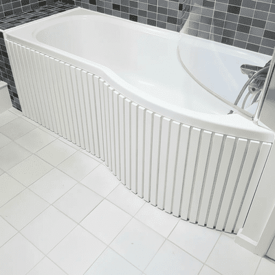 New Slatted Bath Panel Kit for P / B Shaped Shower Baths any colour / finish TRADE PACK