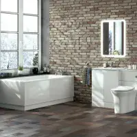 NUIE Fully Waterproof PVC Bath Panels