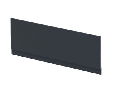 NUIE MDF Soft Black Matt Bath Panels with Plinths