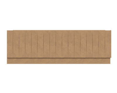 Paintable MDF 2 Piece Fluted Bath Panels