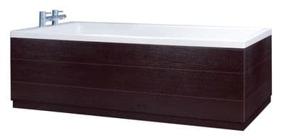 Planked  Wenge 2 Piece adjustable Bath Panels