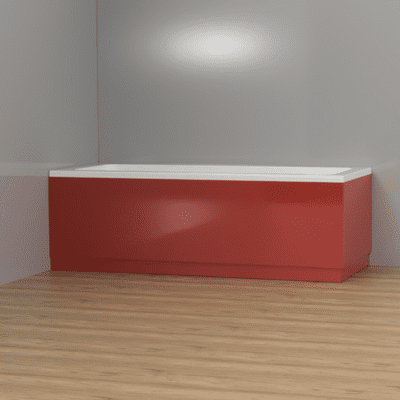 Red Bath Panels