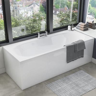 SCUDO Waterguard White Gloss Waterproof PVC Bath Panels