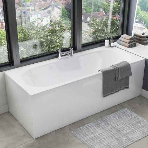 SCUDO Waterguard White Gloss Waterproof PVC Bath Panels