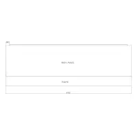 SCUDO Waterguard White Gloss Waterproof PVC Bath Panels