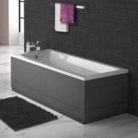 Shaker Style Anthracite 2 Piece adjustable Bath Panels