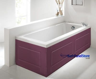 Shaker Style Burgundy 2 Piece adjustable Bath Panels