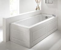 Shaker Style High Gloss White 2 Piece adjustable Bath Panels
