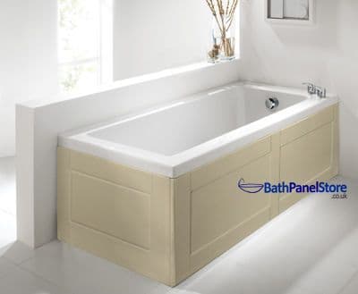 Shaker Style Matt Cream 1 Piece Bath Panels