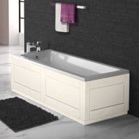 Shaker Style Matt Cream 2 Piece adjustable Bath Panels