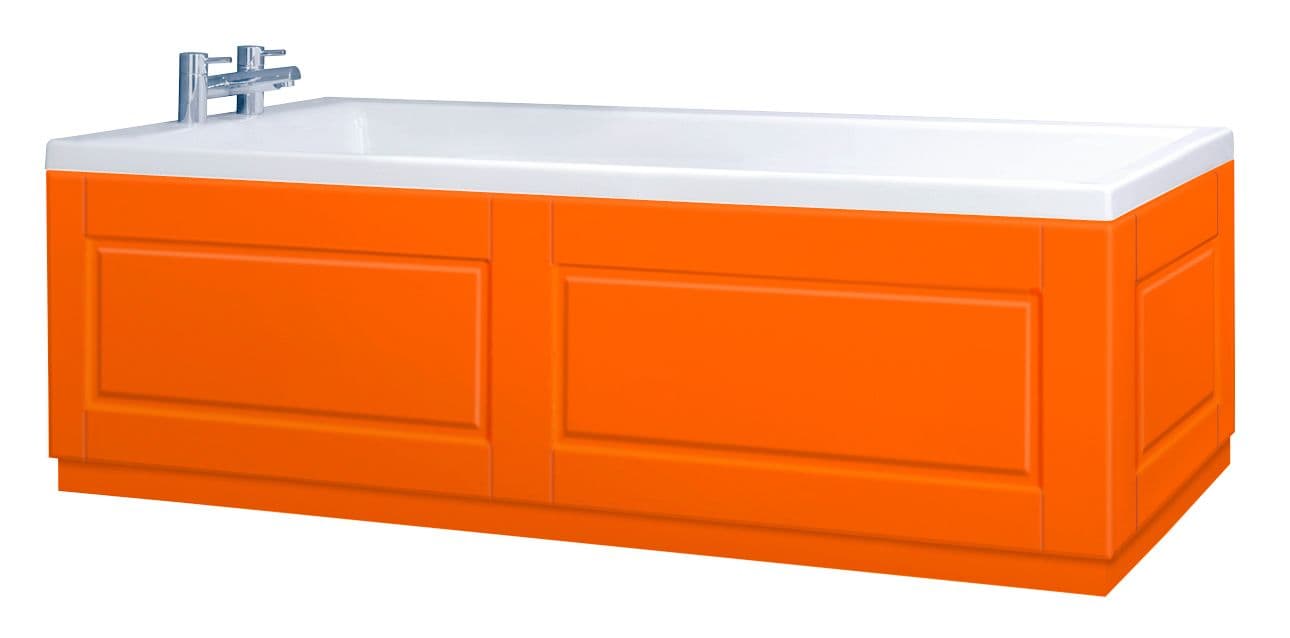 Shaker Style Orange 2 Piece adjustable Bath Panels