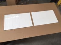 Split Matt White Bath Panels