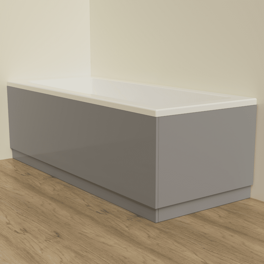 Steel Grey Matt 2 Piece adjustable Bath Panels